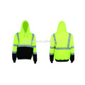 as/nzs class d/n reflective workwear hoodie sweatshirt hi vis workwear security clothing 100% polyester fleece